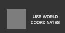 Geographic coordinates checkbox