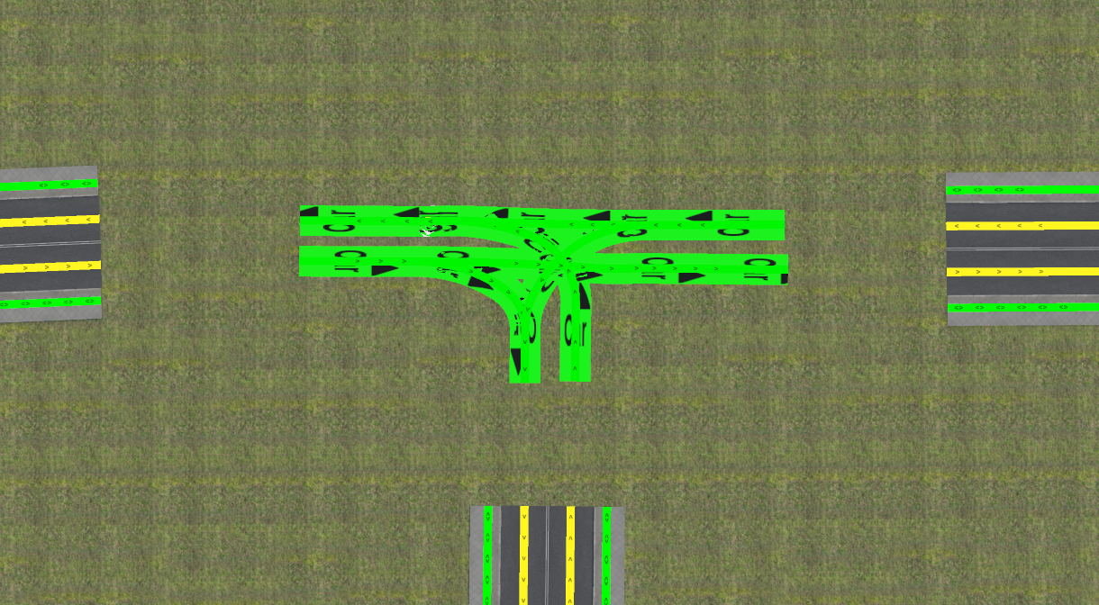 Selecting intersection splines