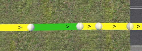 Connected path segment