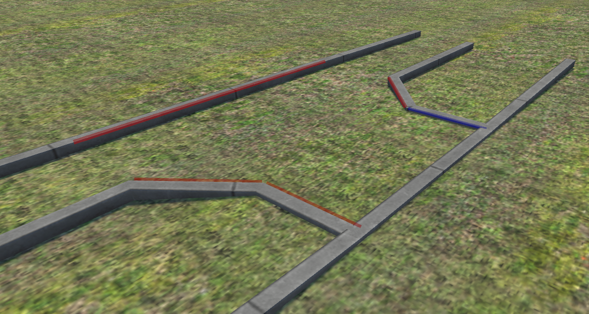 Selecting spline edges
