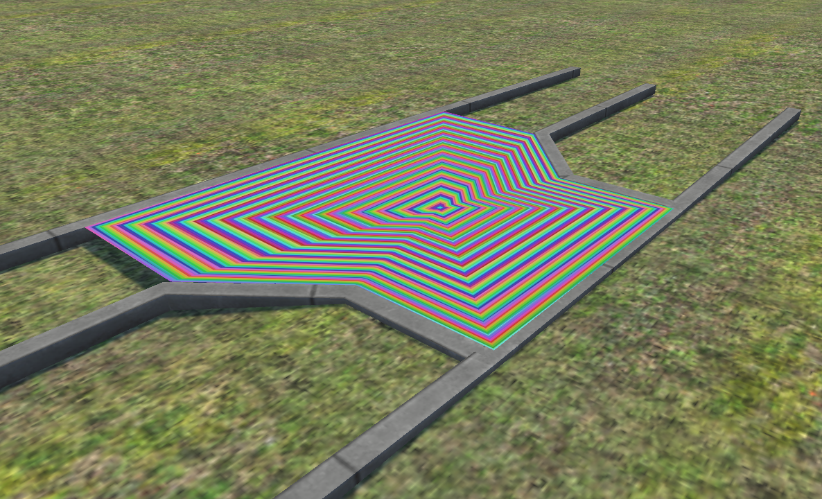 Generated mesh after pressing F