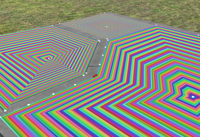 Vertices selection mode