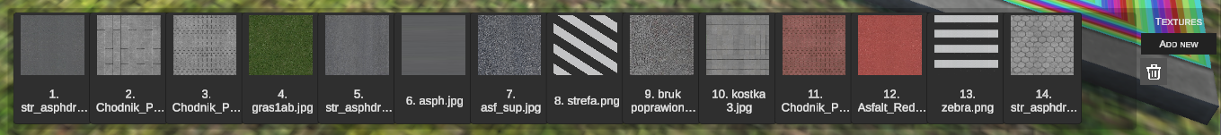 Texture selection