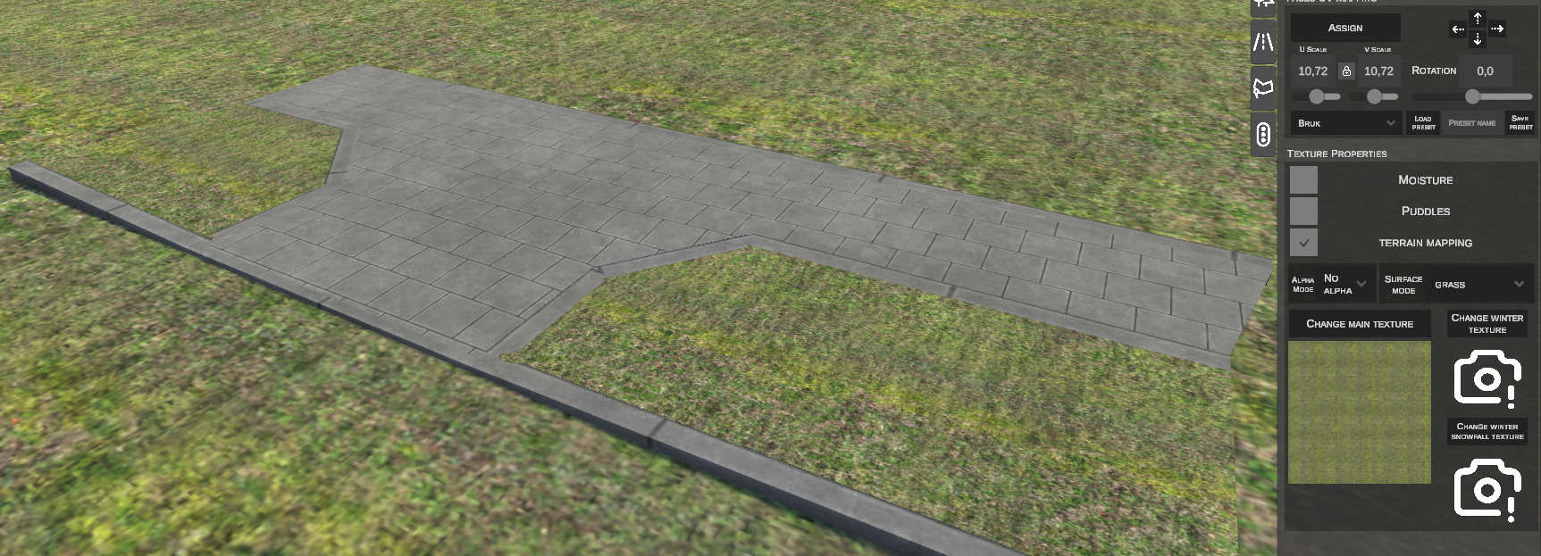 Texture after Terrain Mapping