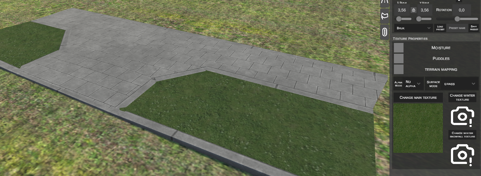 Texture before Terrain Mapping