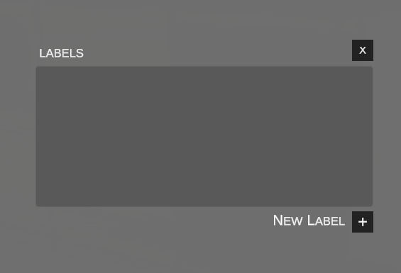 Standard object labels
