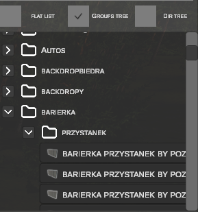 Groups tree