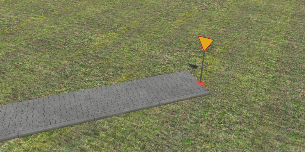 Node snapped to signpost