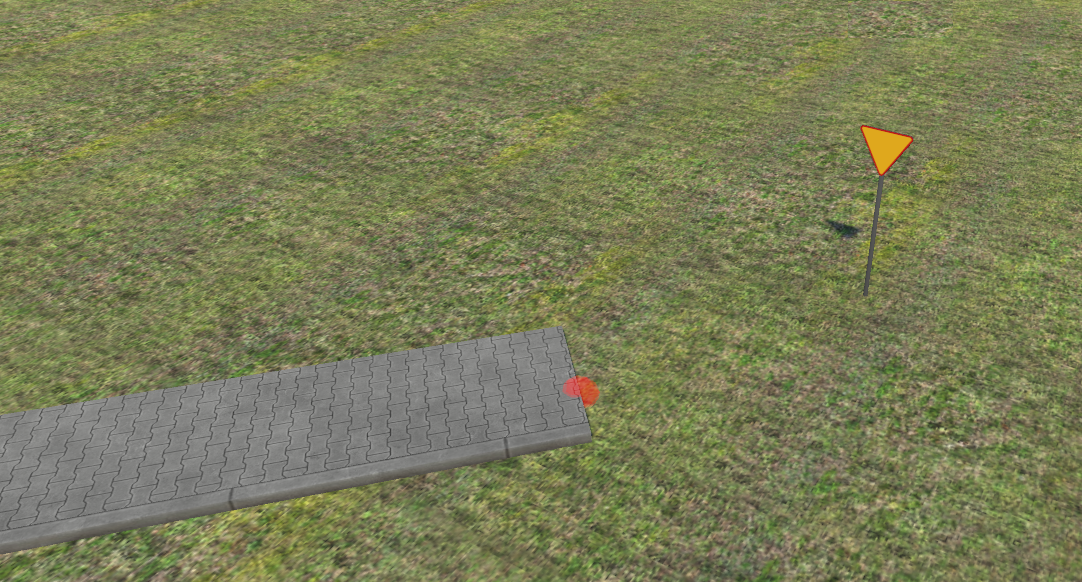 Node before snap to object