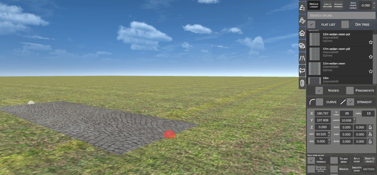 Node after negative offset