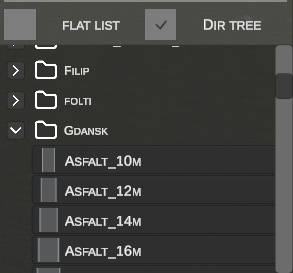 Spline directory tree