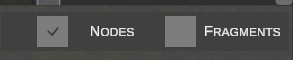 Nodes or Fragments toggle