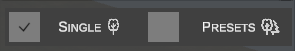 Single or Presets toggle