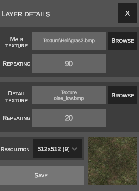 Editing selected layer