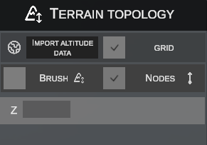 Nodes editing mode